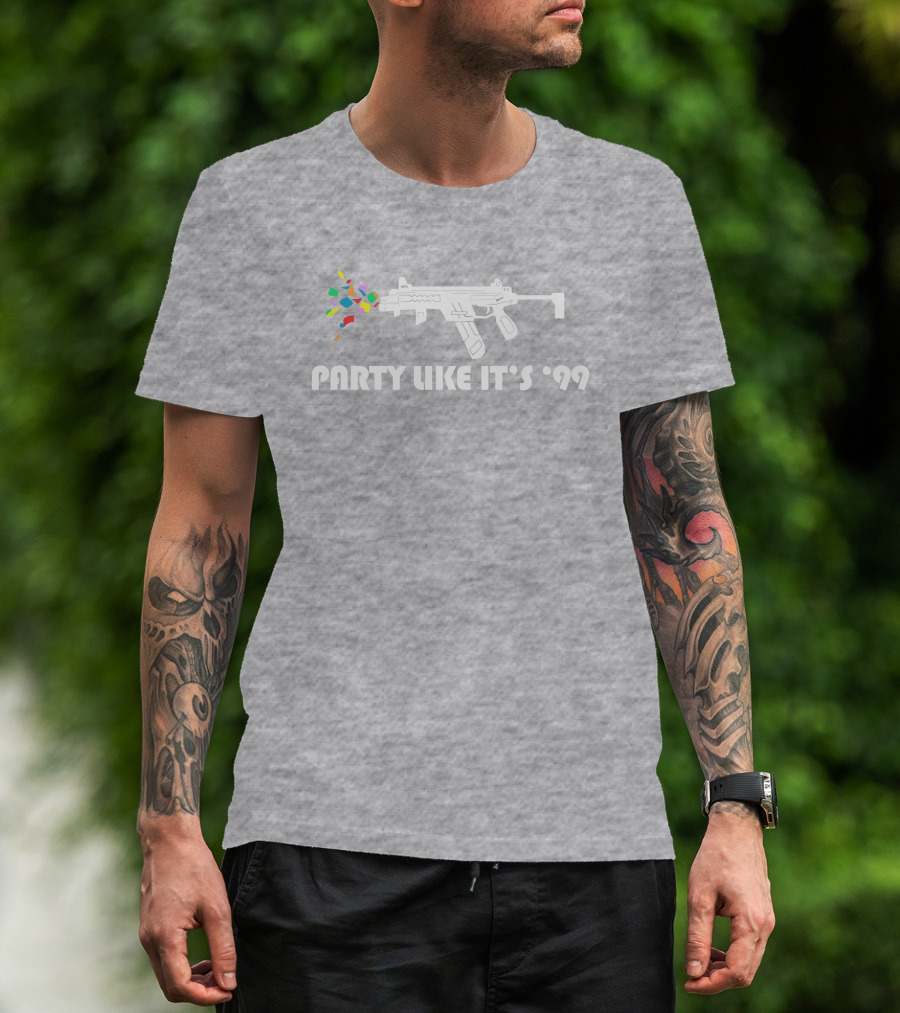 Apex Legends Party Like It's 99 Confetti Gun T-Shirt