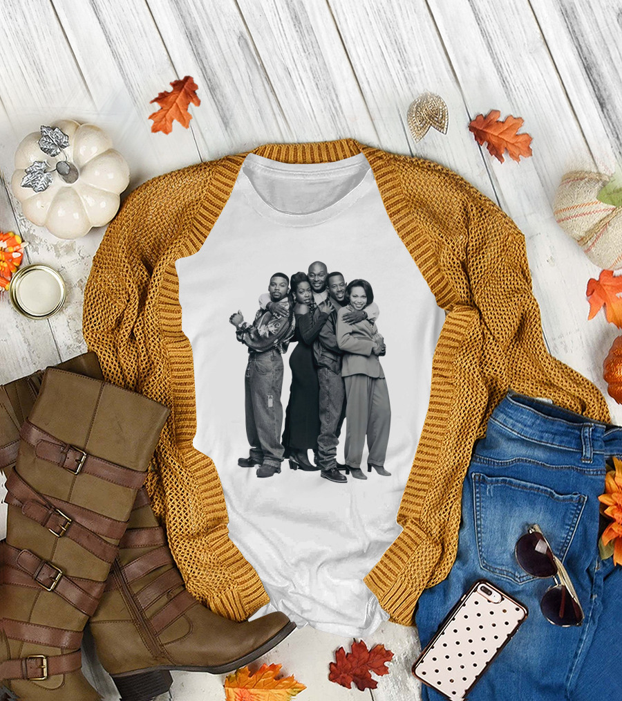 Martin Lawrence The Squad Is Everything Squad Goals Iconic Group Photo T-Shirt