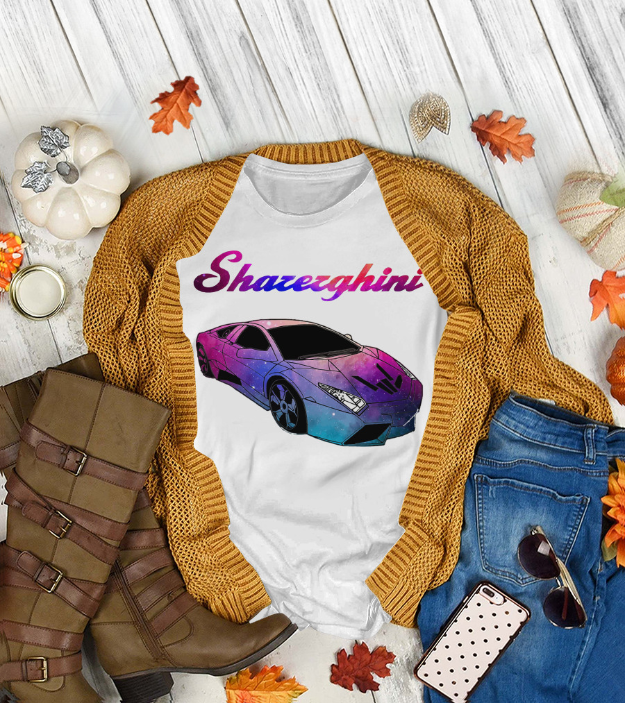 Discover Cool Kids Shazerghini Galaxy Car T-Shirt