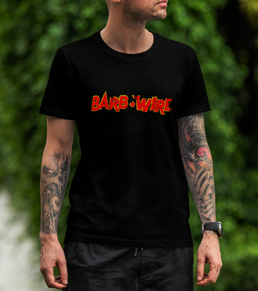 1996 Barb Wire Pamela Anderson Cult Classic Vintage 90s Bay Era T-Shirt