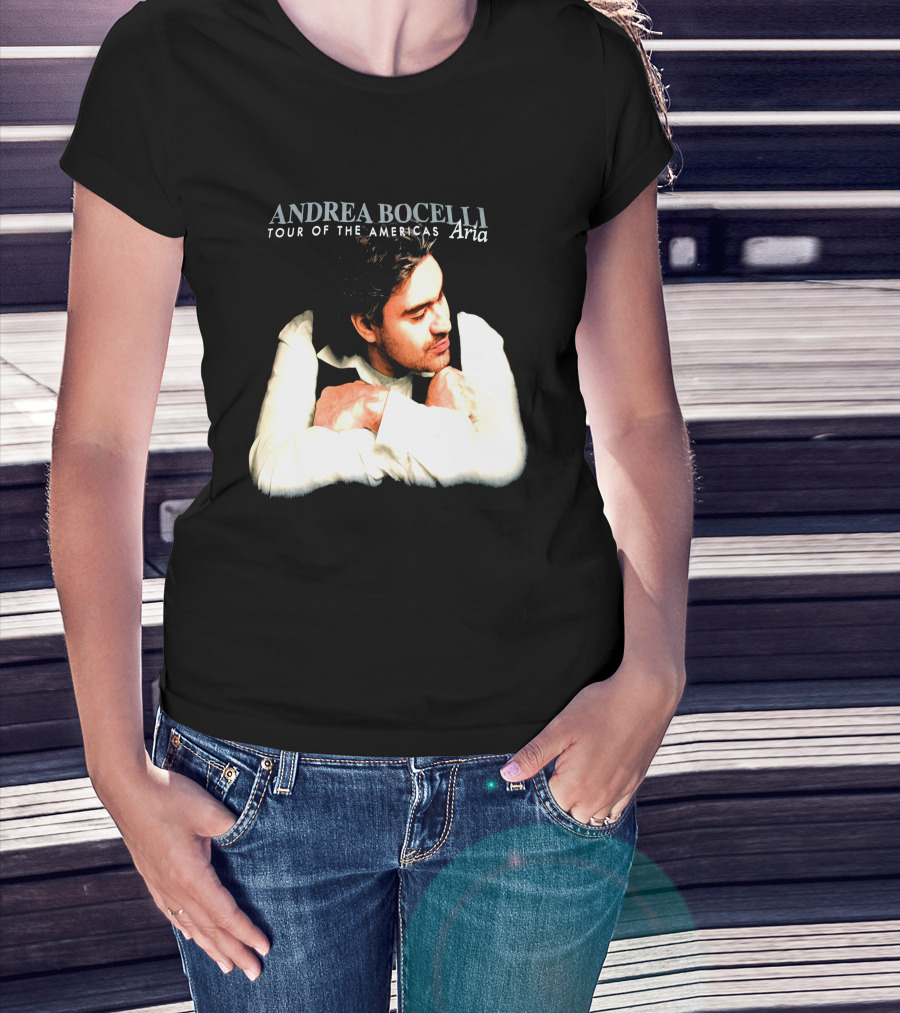 Andrea Bocelli Aria The Opera Album Tour Of The Americas Vintage 1998 Classic 90s T-Shirt