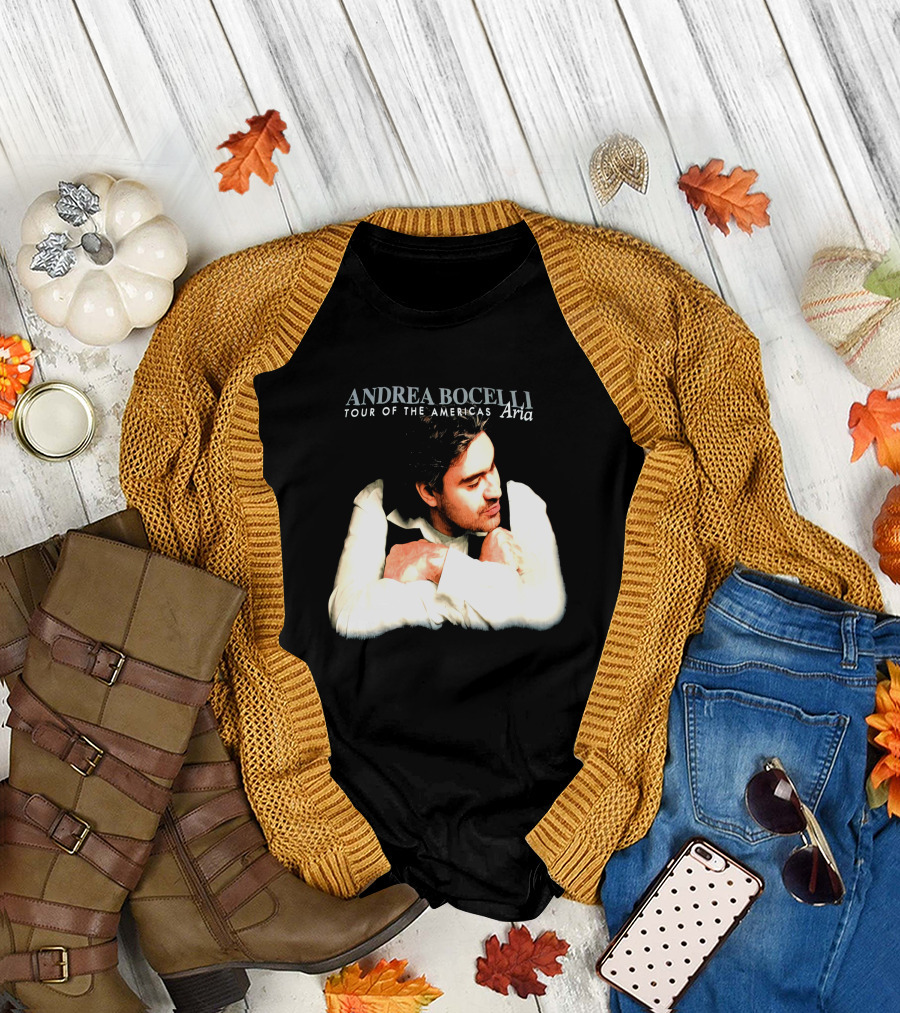 Andrea Bocelli Aria The Opera Album Tour Of The Americas Vintage 1998 Classic 90s T-Shirt