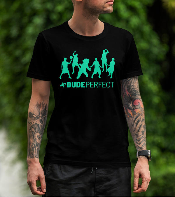 Dude Perfect Dp Silhouettes YouTube 3D Custom T-Shirt