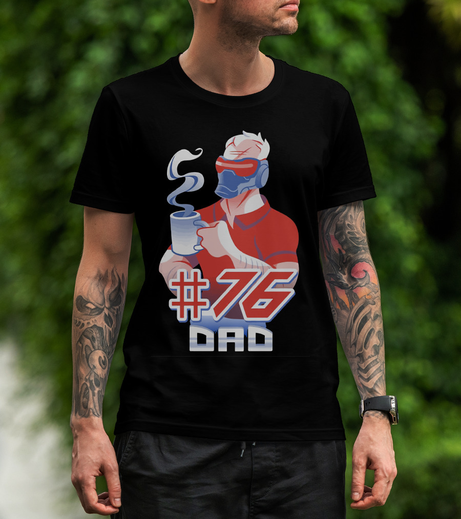 Soldier76 #76 Dad Coffee Mug Gaming T-Shirt