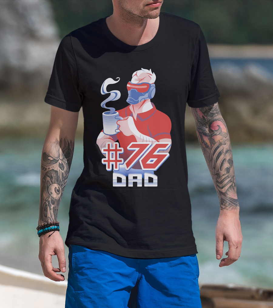Soldier76 #76 Dad Coffee Mug Gaming T-Shirt