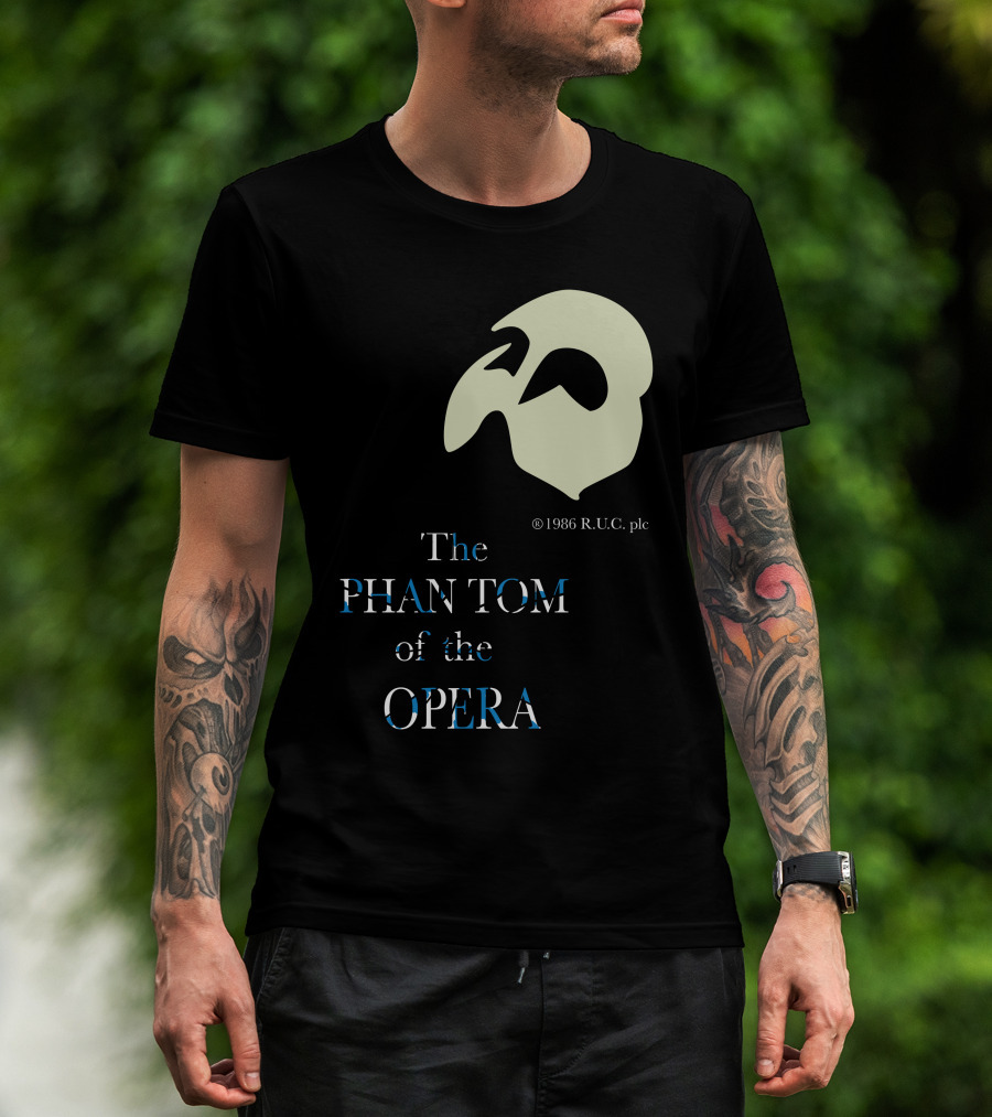 The Phantom Of The Opera Vintage Local Crew 1986 R.U.C. Plc T-Shirt