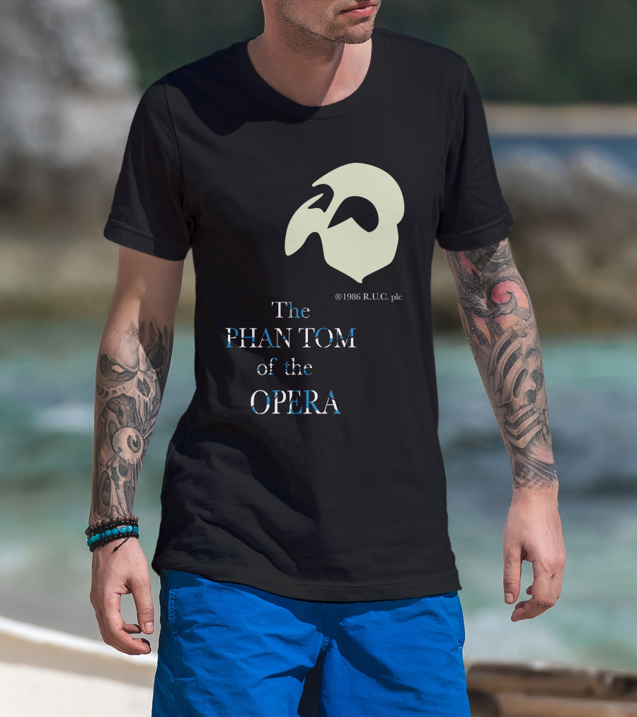 The Phantom Of The Opera Vintage Local Crew 1986 R.U.C. Plc T-Shirt