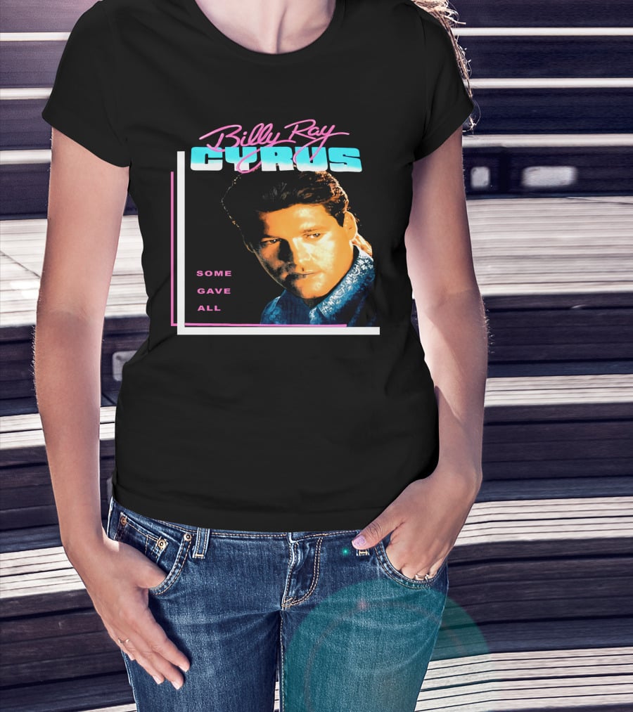 Billy Ray Cyrus Some Gave All 1992 T-Shirt