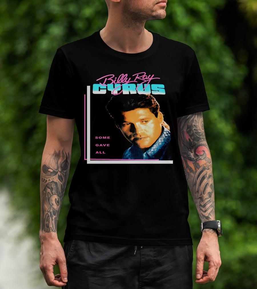 Billy Ray Cyrus Some Gave All 1992 T-Shirt