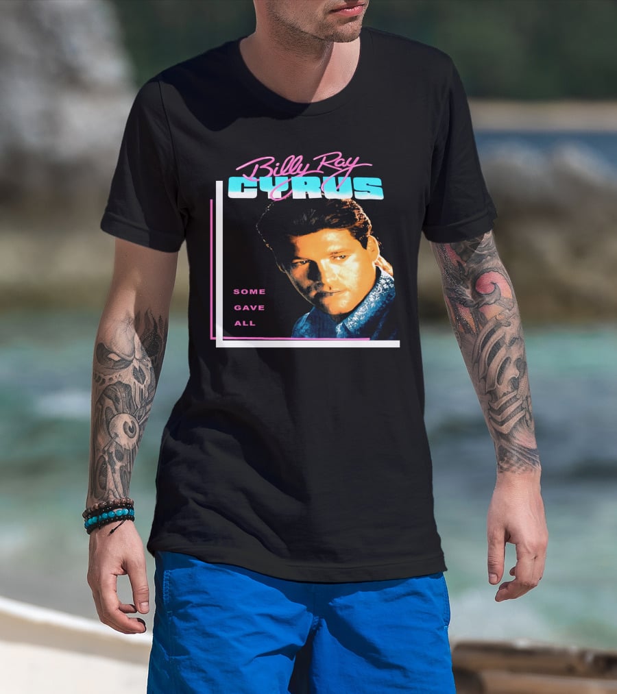 Billy Ray Cyrus Some Gave All 1992 T-Shirt