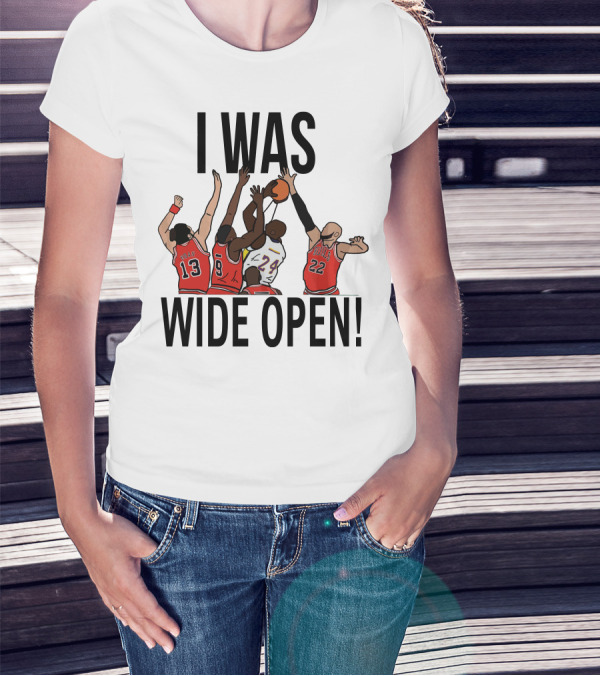Kobe Bryant I Was Wide Open Basketball Bulls Lakers T-Shirt