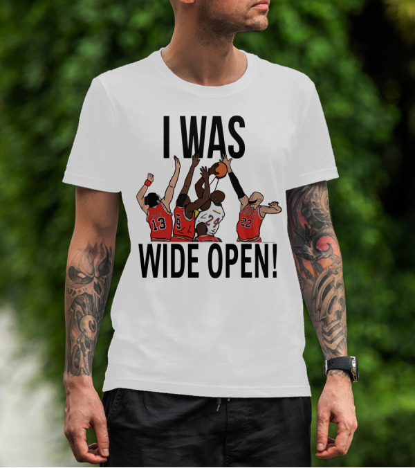 Kobe Bryant I Was Wide Open Basketball Bulls Lakers T-Shirt
