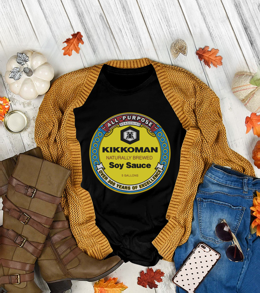 All Purpose Kikkoman Naturally Brewed Soy Sauce Over 300 Years Of Excellence T-Shirt