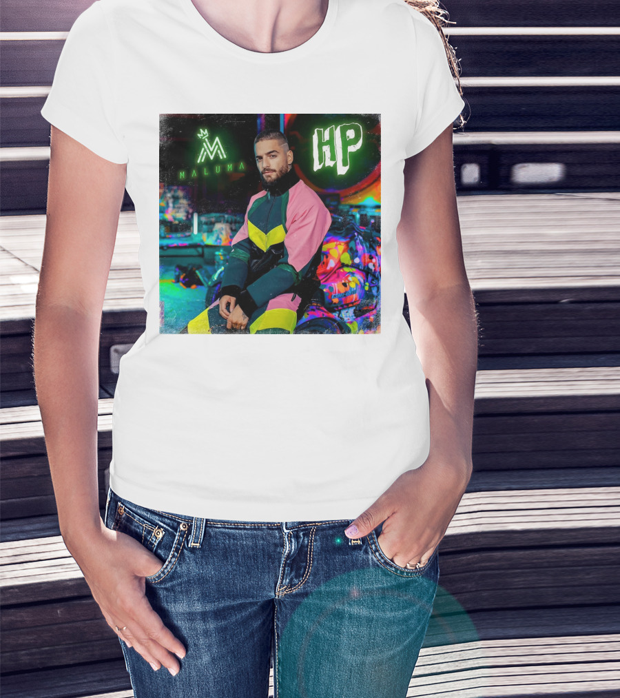 HP Maluma Neon Style Bright Colors T-Shirt