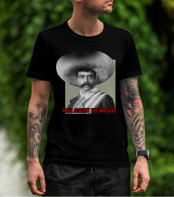 Kage Against The Machine Emiliano Zapata Giant Concert T-Shirt