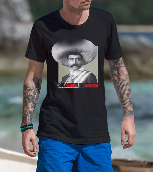 Kage Against The Machine Emiliano Zapata Giant Concert T-Shirt