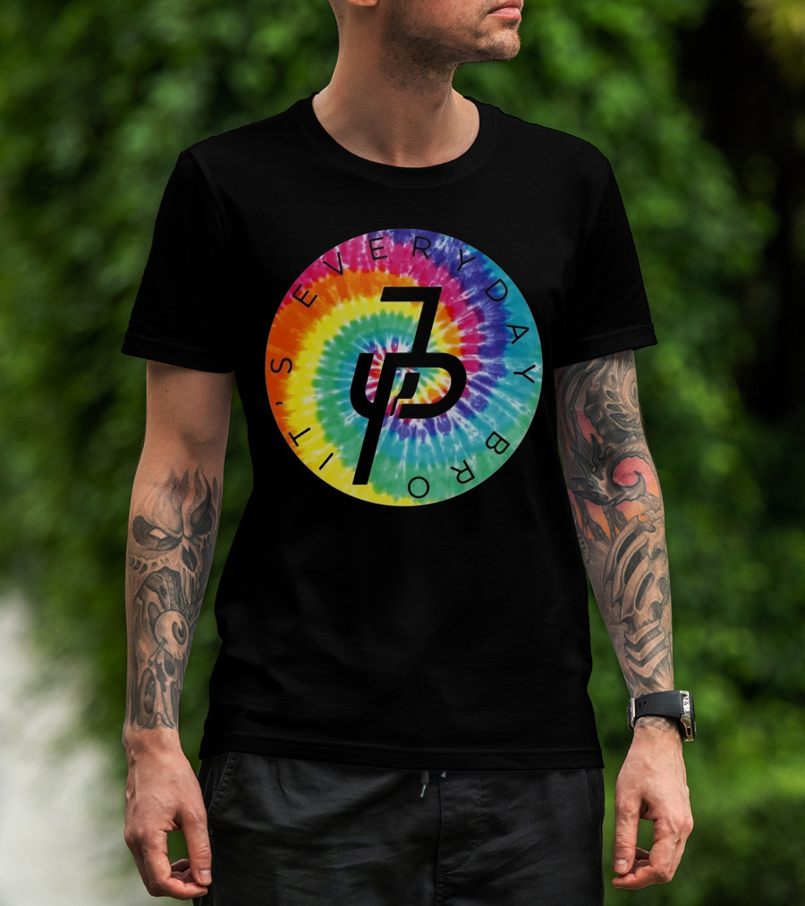 Jake Paul It's Everyday Bro Tie-Dye Logo Youth Personalized Shorts T-Shirt