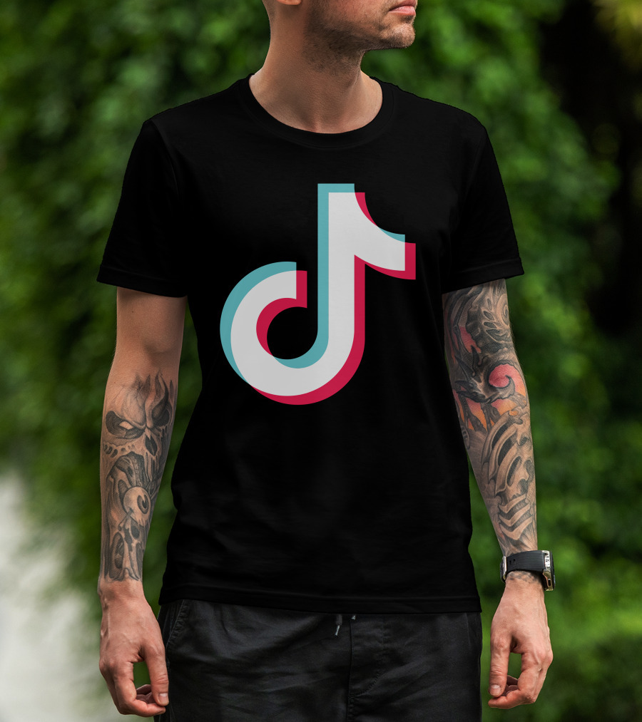 TikTok Music Note Artist T-Shirt