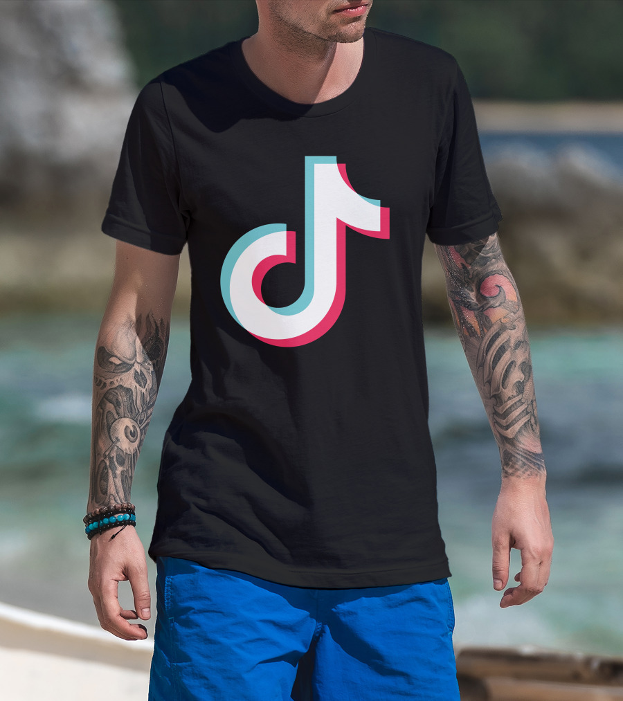 TikTok Music Note Artist T-Shirt