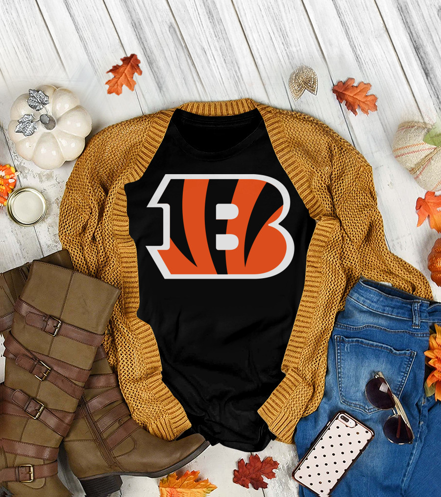 Cincinnati Bengals NFL Football Team Logo Tigers T-Shirt