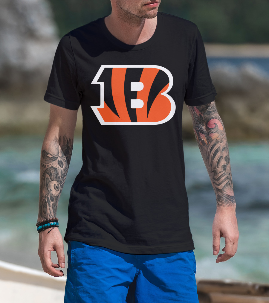 Cincinnati Bengals NFL Football Team Logo Tigers T-Shirt