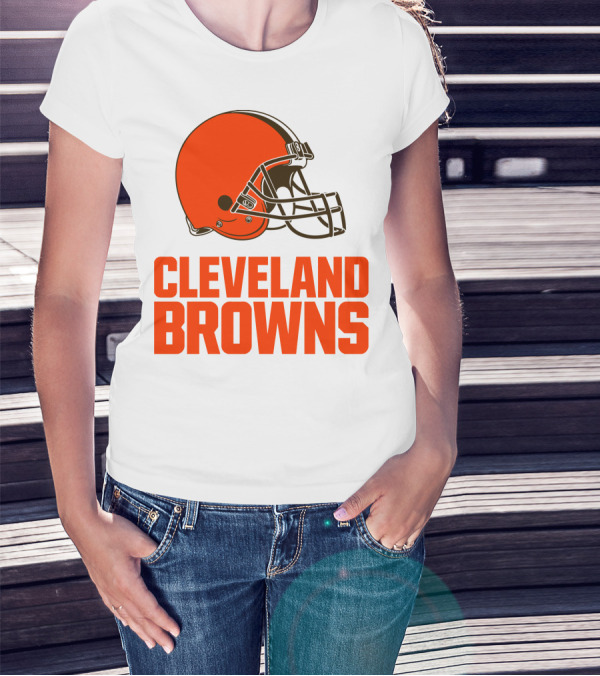 Cleveland Browns Football Team Helmet T-Shirt