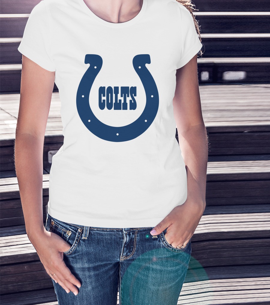 Indianapolis Colts Colts Horseshoe Logo Football Team T-Shirt