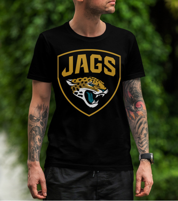 Jags Jacksonville Jaguars Logo Football Team T-Shirt