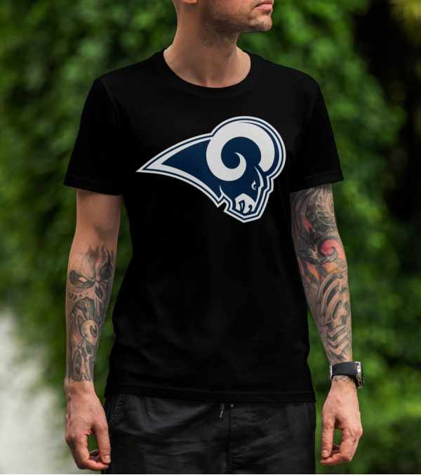 Los Angeles Rams Football Team Logo Sports T-Shirt
