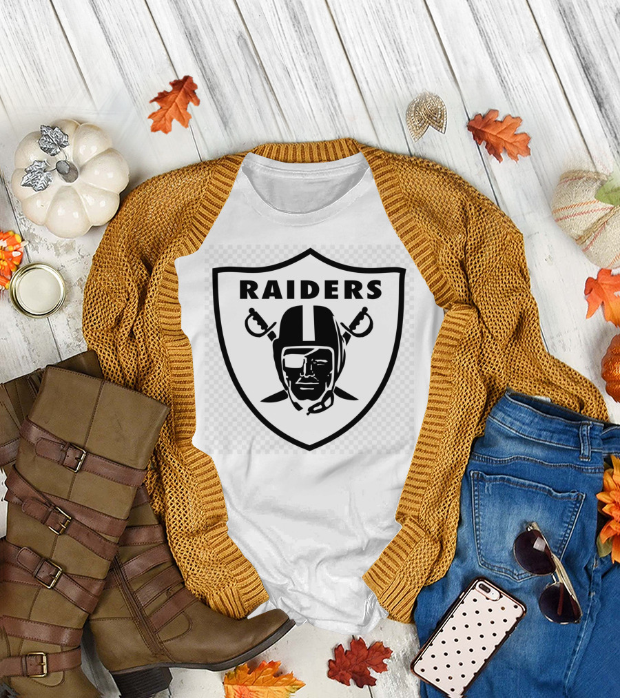 Raiders Football Team Logo Oakland Fans T-Shirt