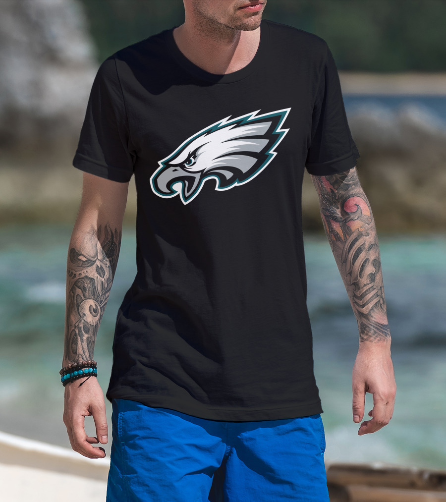 Philadelphia Eagles Football Team Fan Emblem T-Shirt