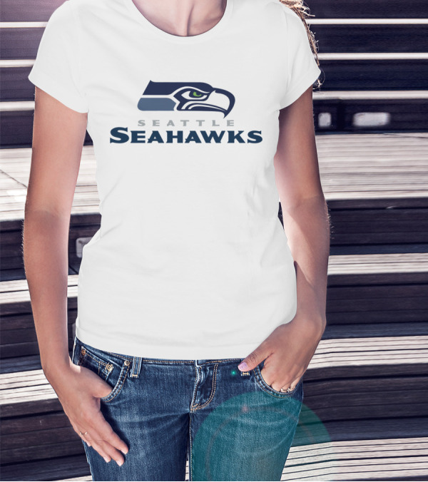 Seattle Seahawks Football Team Logo For Fans T-Shirt