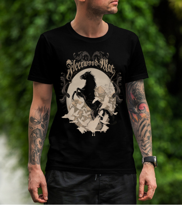 Fleetwood Mac Horse Lover Pet Present Awesome T-Shirt