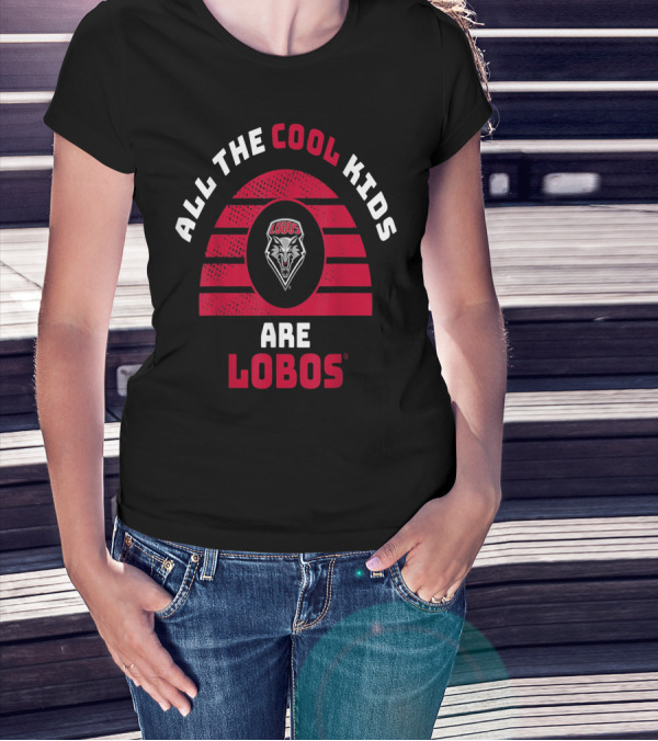 All The Cool Kids Are New Mexico Lobos Mascot T-Shirt