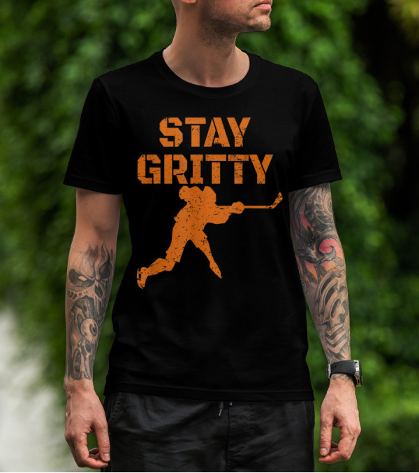 STAY GRITTY Ice Hockey Philly Player T-Shirt