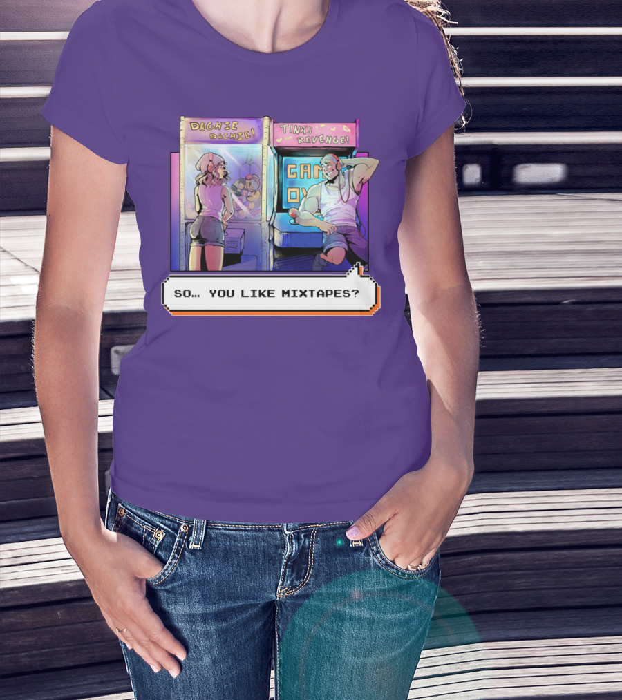 Dachie Dachie Tini's Revenge So You Like Mixtapes Arcade T-Shirt