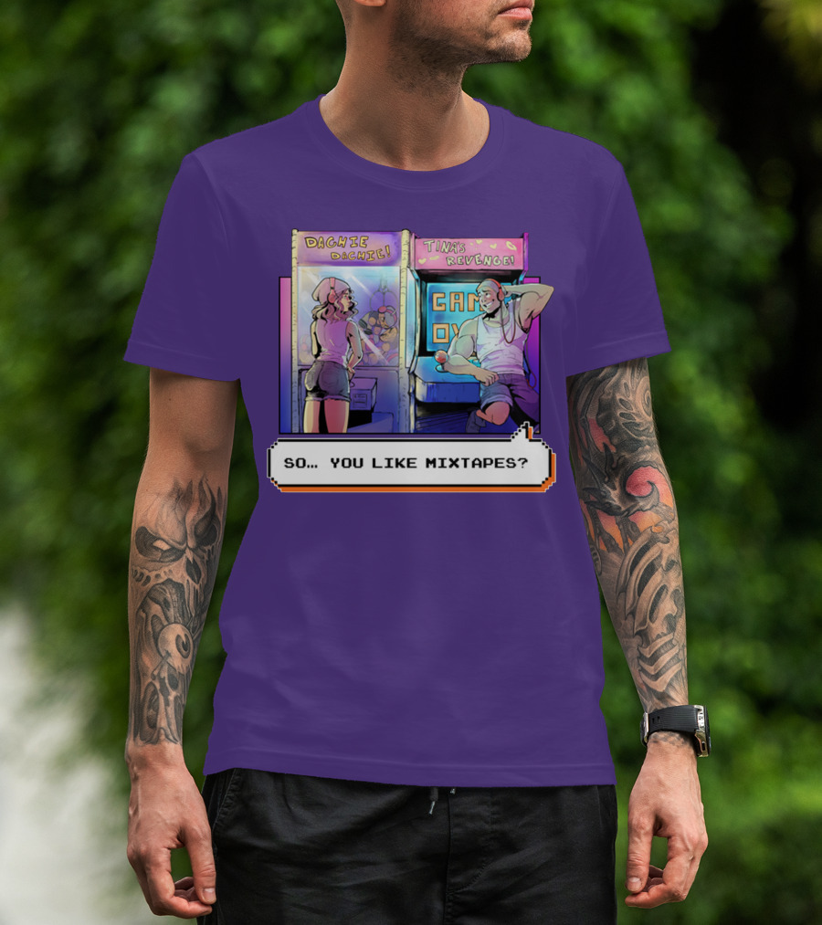 Dachie Dachie Tini's Revenge So You Like Mixtapes Arcade T-Shirt