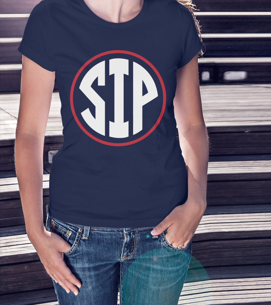 Ole Miss SIP Circle SEC-Inspired T-Shirt