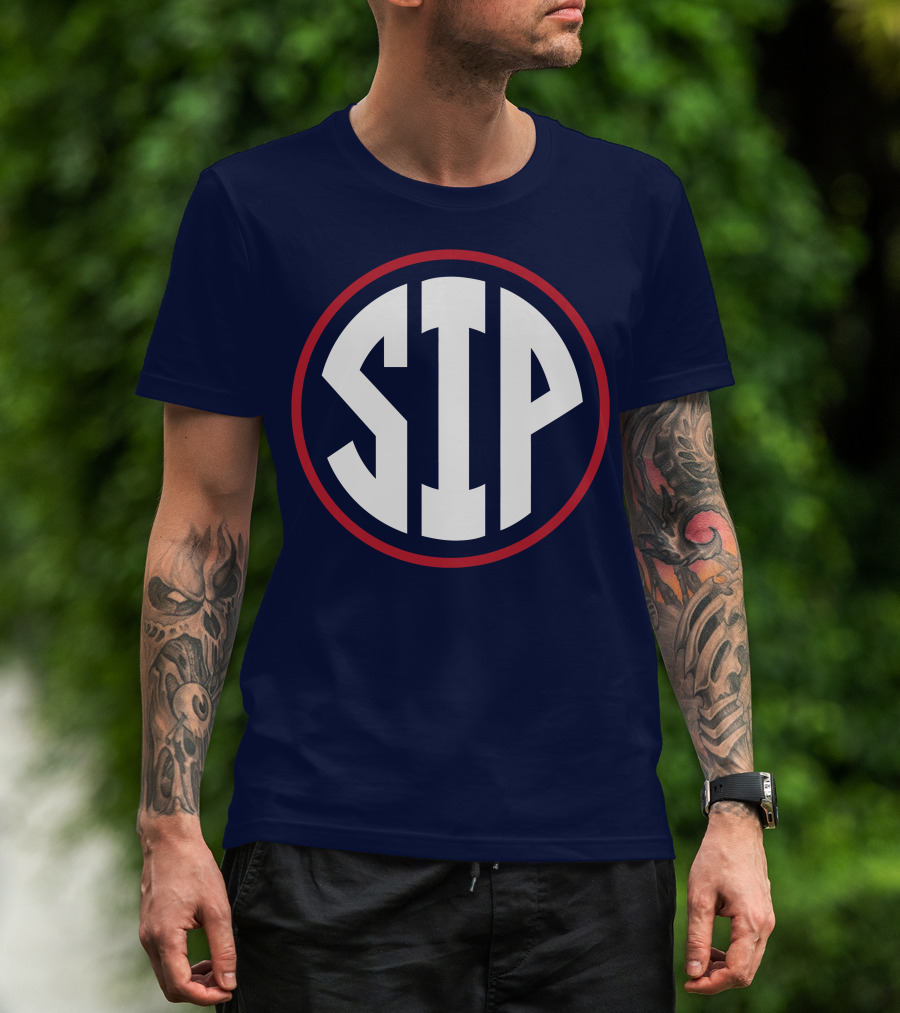 Ole Miss SIP Circle SEC-Inspired T-Shirt