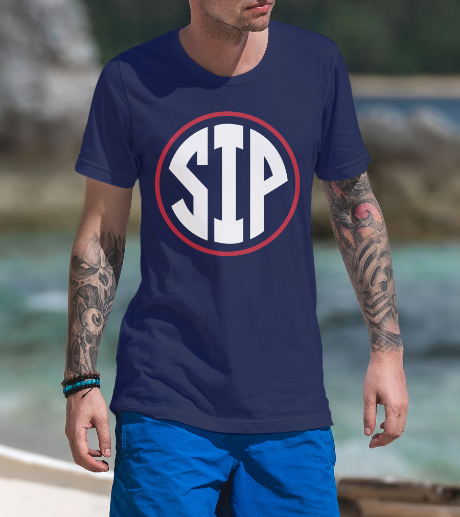Ole Miss SIP Circle SEC-Inspired T-Shirt