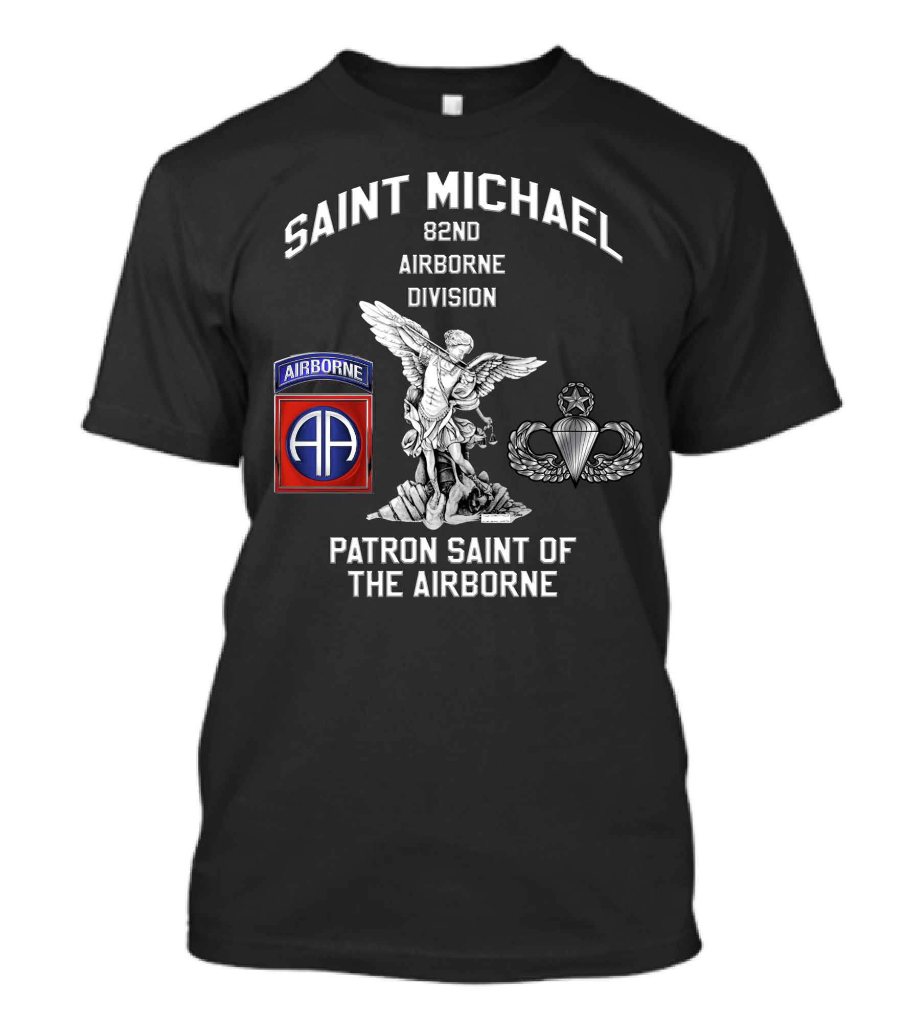 Saint Michael 82Nd Airborne Division Patron Saint Of The Airborne T-Shirt