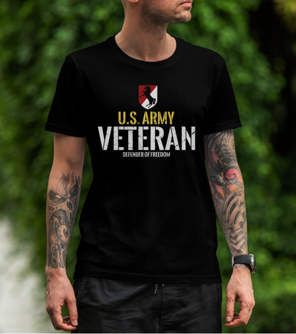 U.s. Army Veteran Defender Of Freedom T-Shirt