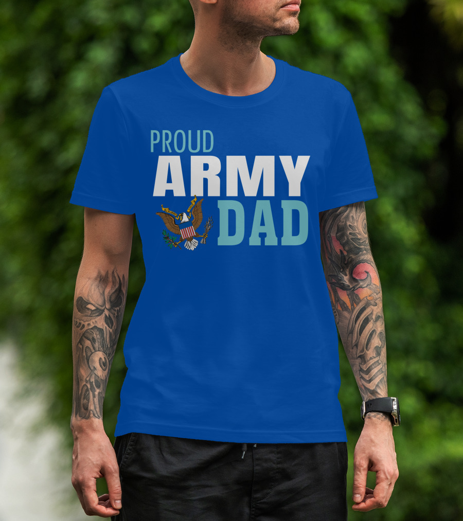 Proud Army Dad Eagle T-Shirt