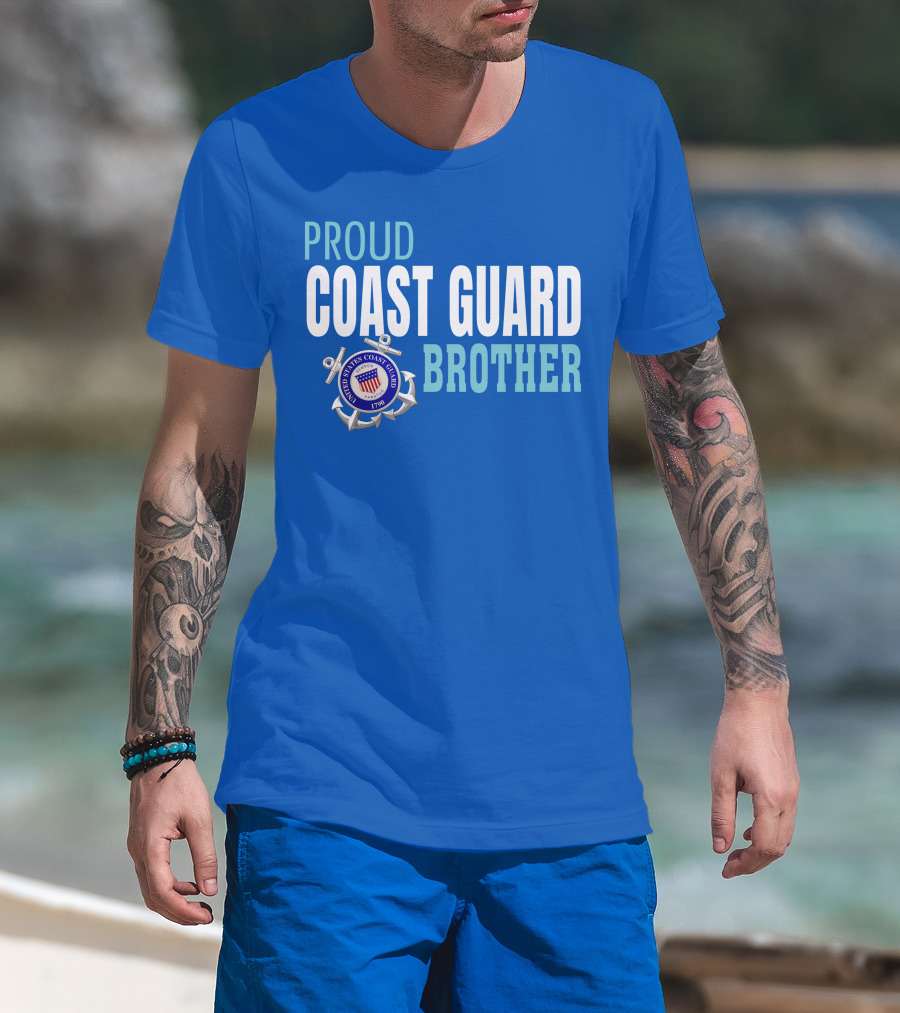 Proud Coast Guard Brother United States Coast Guard 1790 T-Shirt