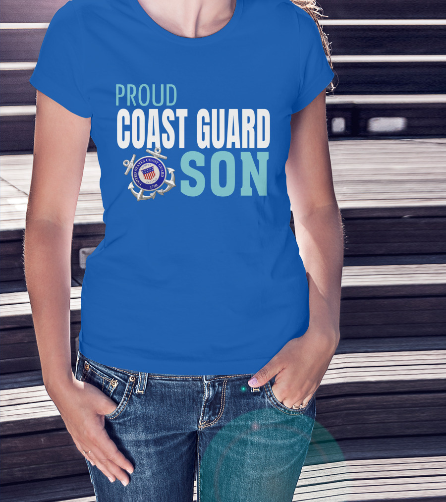 Proud Coast Guard Son United States Coast Guard 1790 T-Shirt