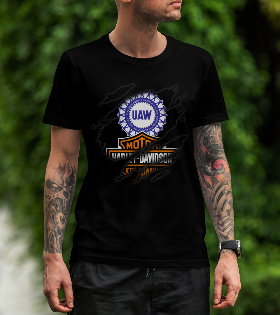 Uaw Harley Davidson Motor Company T-Shirt
