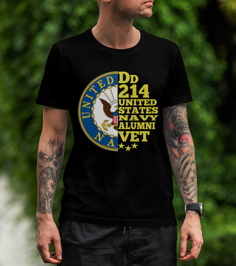 Dd 214 United States Navy Alumni Vet T-Shirt