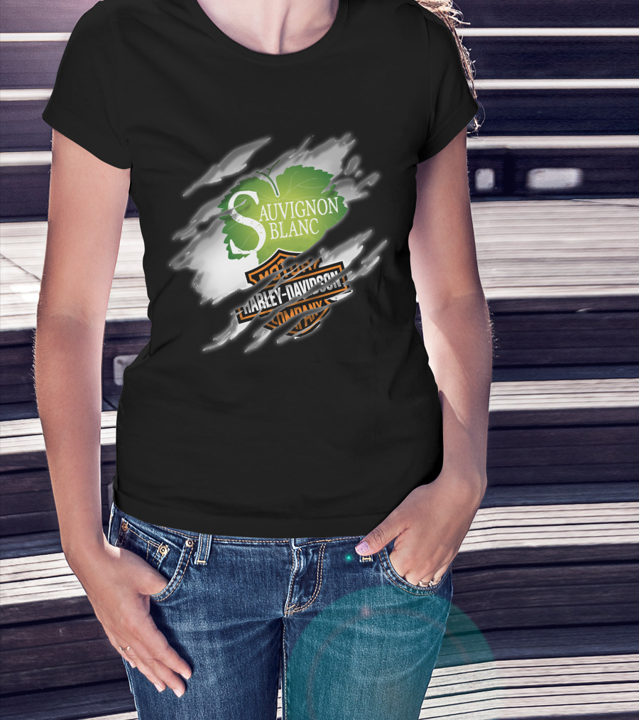 Sauvignon Blanc Harley Davidson T-Shirt