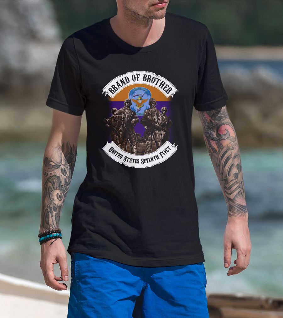 Brand Of Brother United States Seventh Fleet T-Shirt