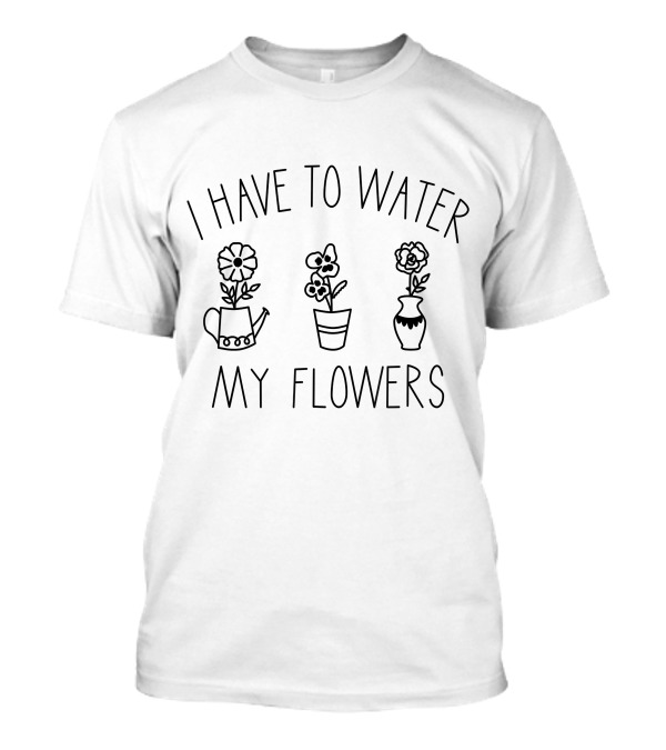 I Have To Water My Flowers - I Feel So Flamazing Flamingo Bicycle T-Shirt